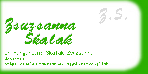 zsuzsanna skalak business card